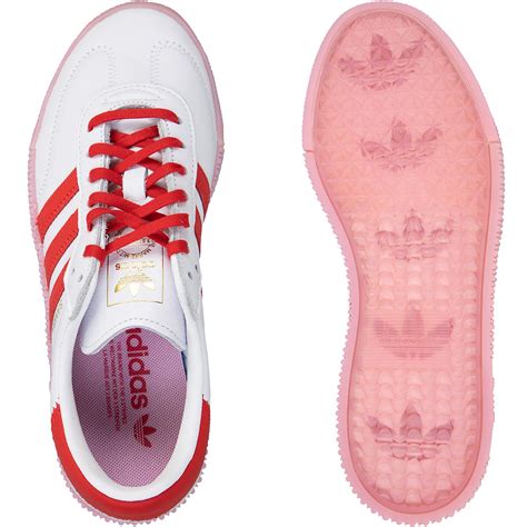 adidas schuhe damen weiß rot|adidas damen sneaker.